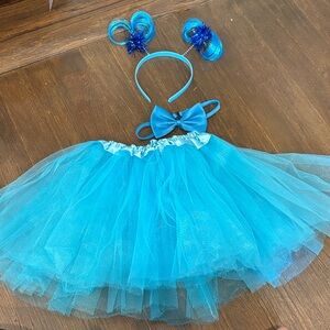Blue Tutu Kids Costume Set